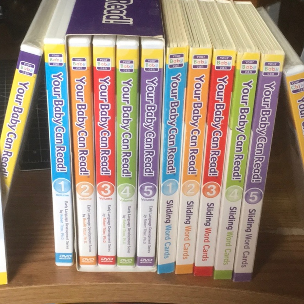 Your Baby Can Read Early Language Development System Books DVD Word Cards Titzer